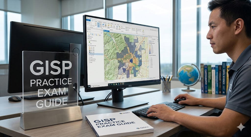 Geographic Information Systems (GIS) Professional Certification Practice Exam Banner