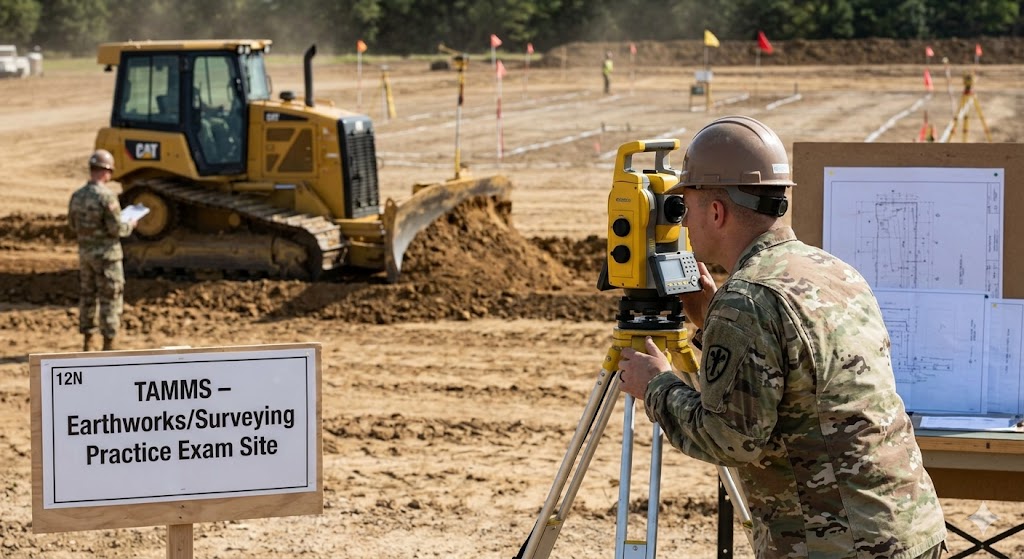 12N TAMMS Earthworks Surveying Practice Exam Banner
