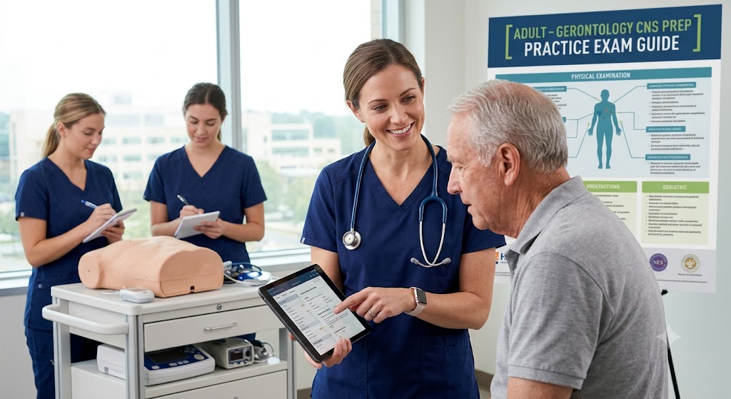 Adult-Gerontology Clinical Nurse Specialist (CNS) Practice Exam Banner