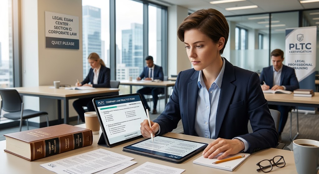 Professional Legal Training Course (PLTC) Company Law Practice Exam Banner