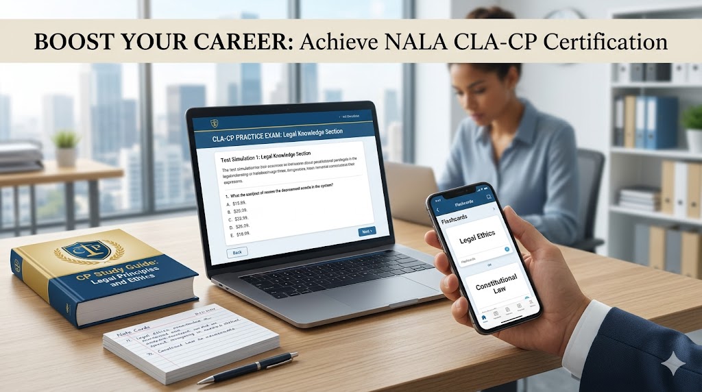 Certified Legal Assistant Certified Paralegal (CLA-CP) Practice Test Banner