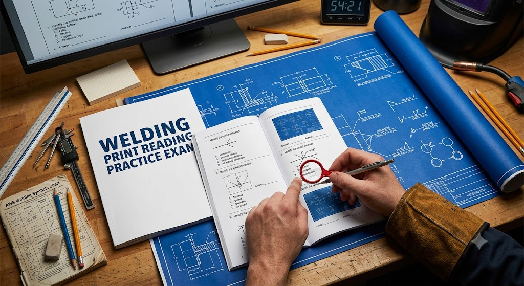 Welding Print Reading Practice Exam Banner