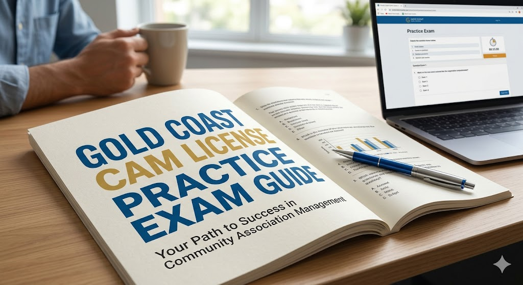 Gold Coast CAM License Practice Exam Banner