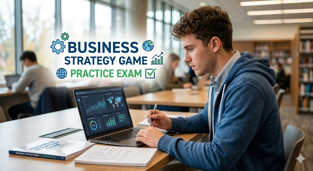 Business Strategy Game (BSG) Practice Exam Banner