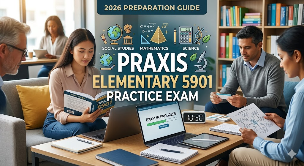 Praxis Elementary Education 5901 Practice Test 2026 | Exam Prep Questions Banner