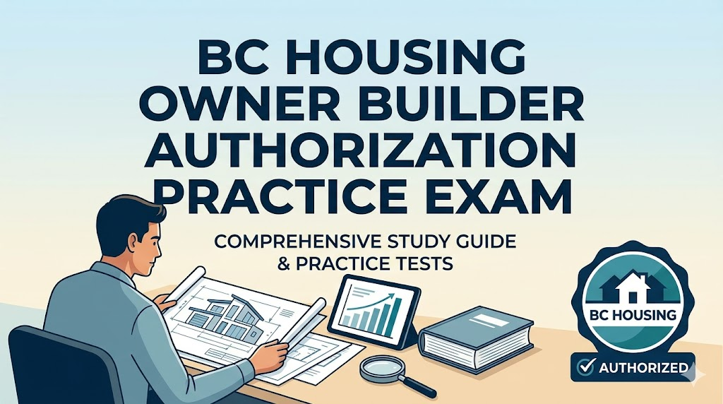 BC Housing Owner Builder Authorization Practice Exam Banner