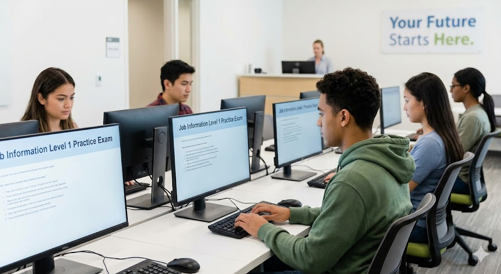 Job Information Level 1 Practice Test Banner