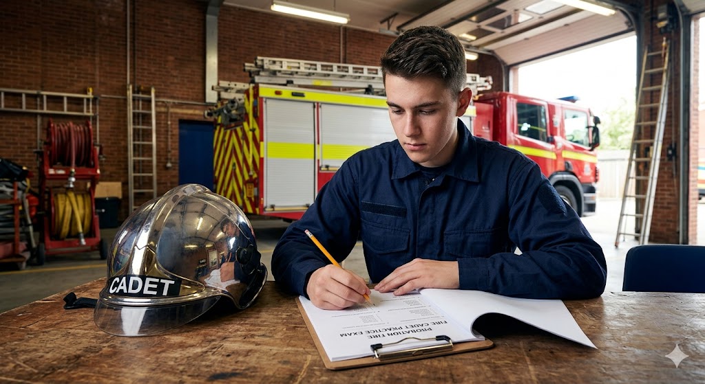 Cadets Probation Fire Practice Test Banner