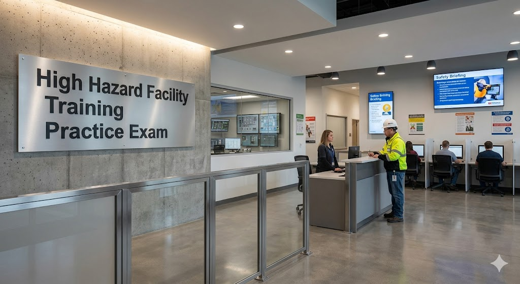 High Hazard Facility Training Practice Exam Banner