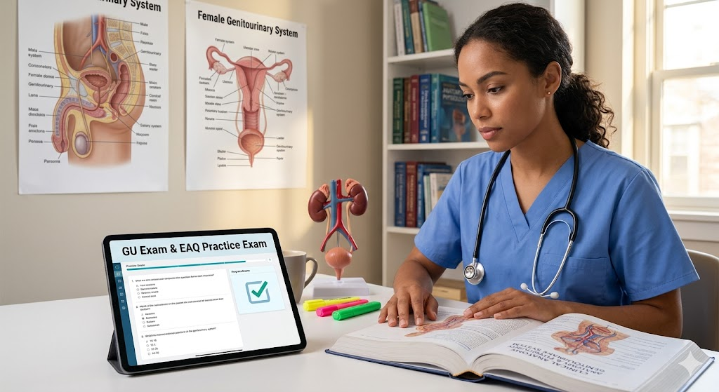 Genitourinary (GU) Examination and Assessment Questionnaire (EAQ) Practice Exam Banner