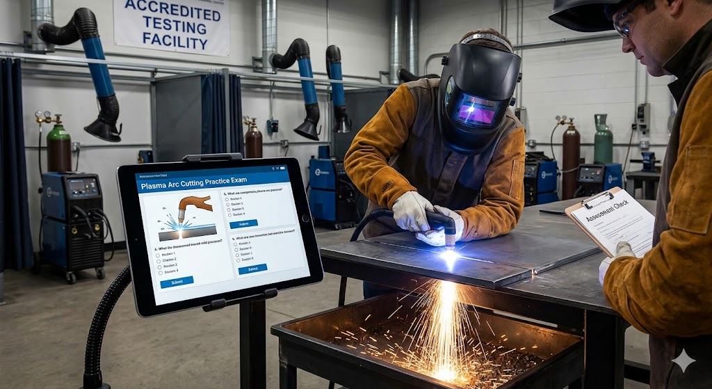 Plasma Arc Cutting Practice Exam Banner