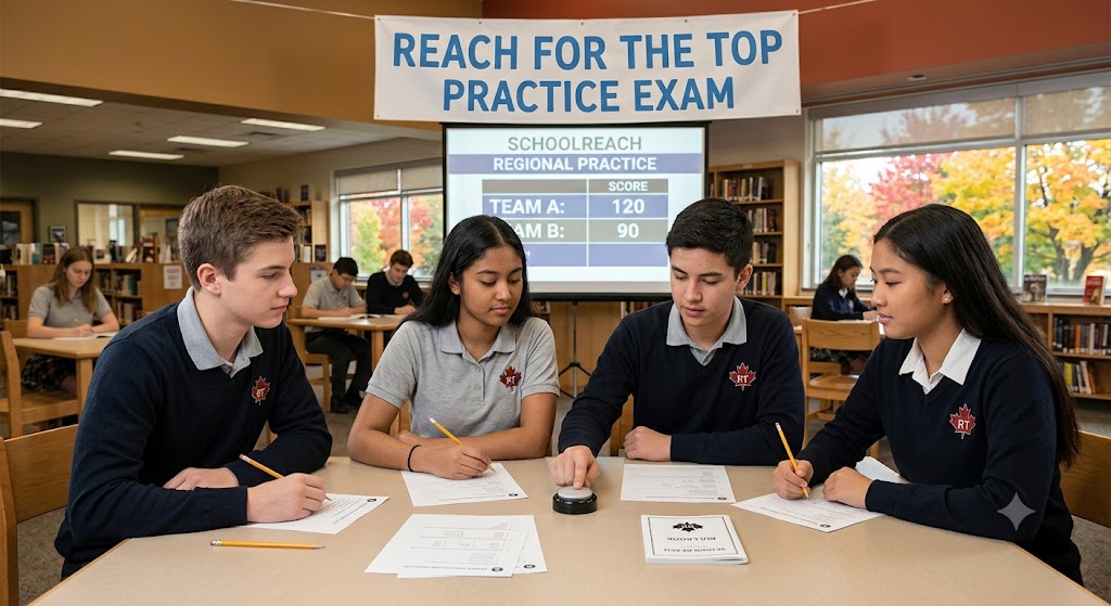 Reach For the Top Practice Test Banner