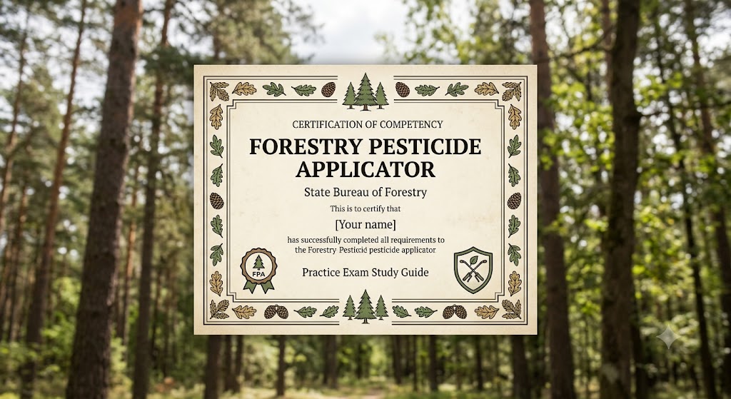 Forestry Pesticide Practice Test Banner