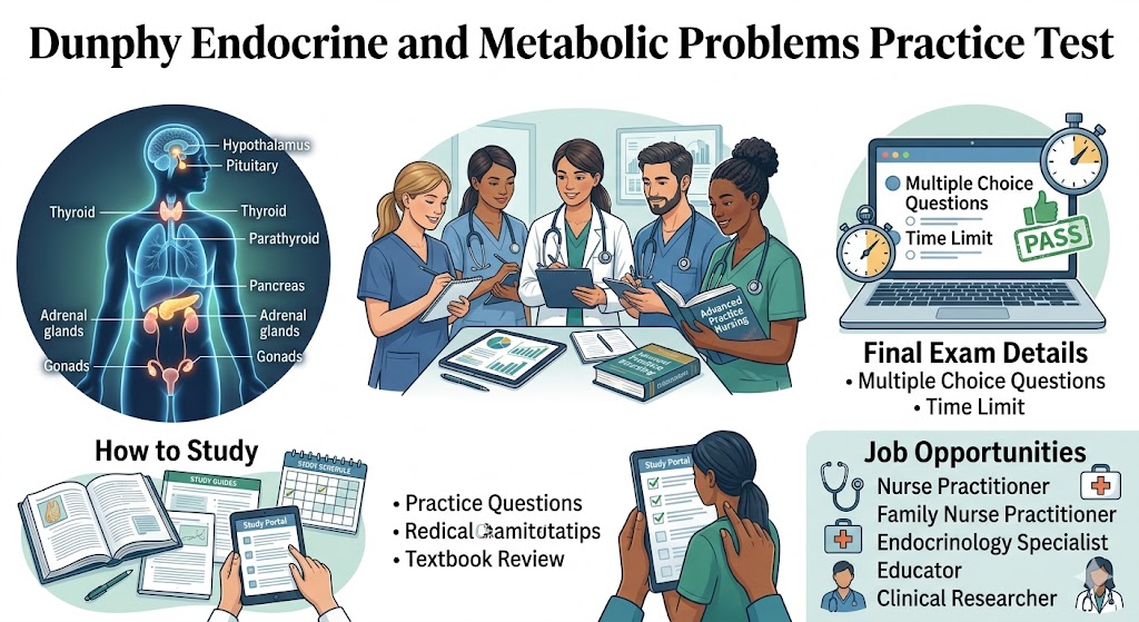 Dunphy Endocrine and Metabolic Problems Practice Test Banner