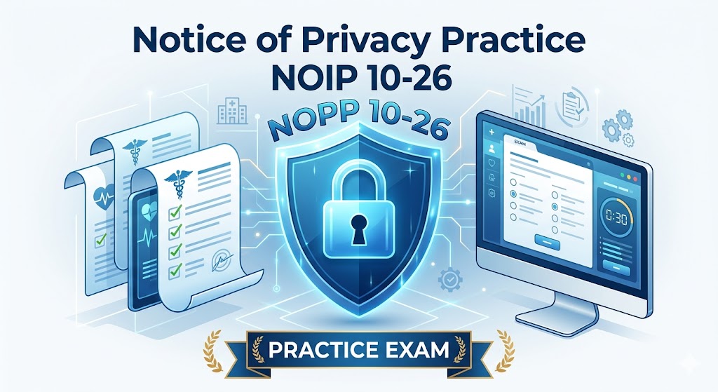 Notice of Privacy Practice NOPP 10-26 Practice Exam Banner