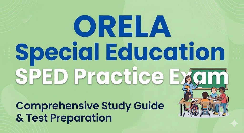 ORELA Special Education SPED Practice Exam Banner