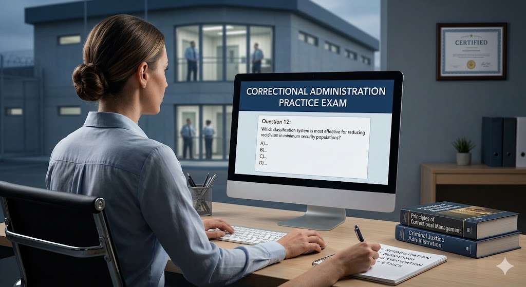 Correctional Administration Practice Exam Banner