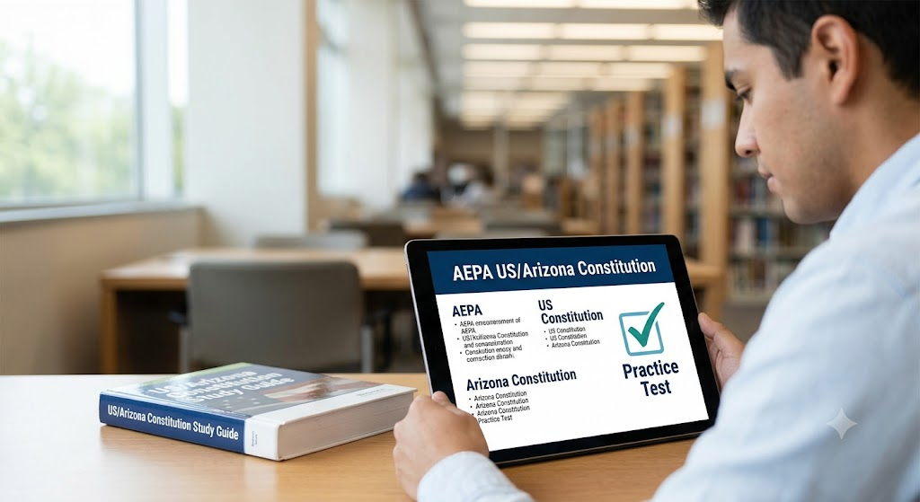AEPA US/Arizona Constitution Practice Test Banner