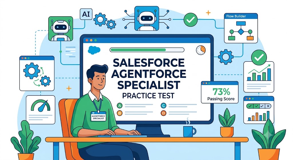Salesforce Agentforce Specialist Certification Practice Test Banner