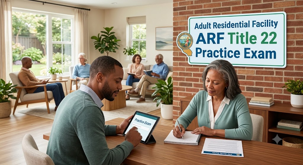 Adult Residential Facility (ARF) Title 22 Practice Test Banner
