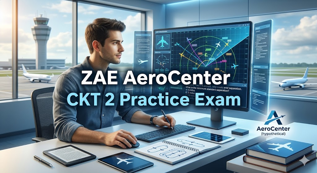 ZAE AeroCenter Controller Knowledge Test (CKT) 2 Practice Test Banner
