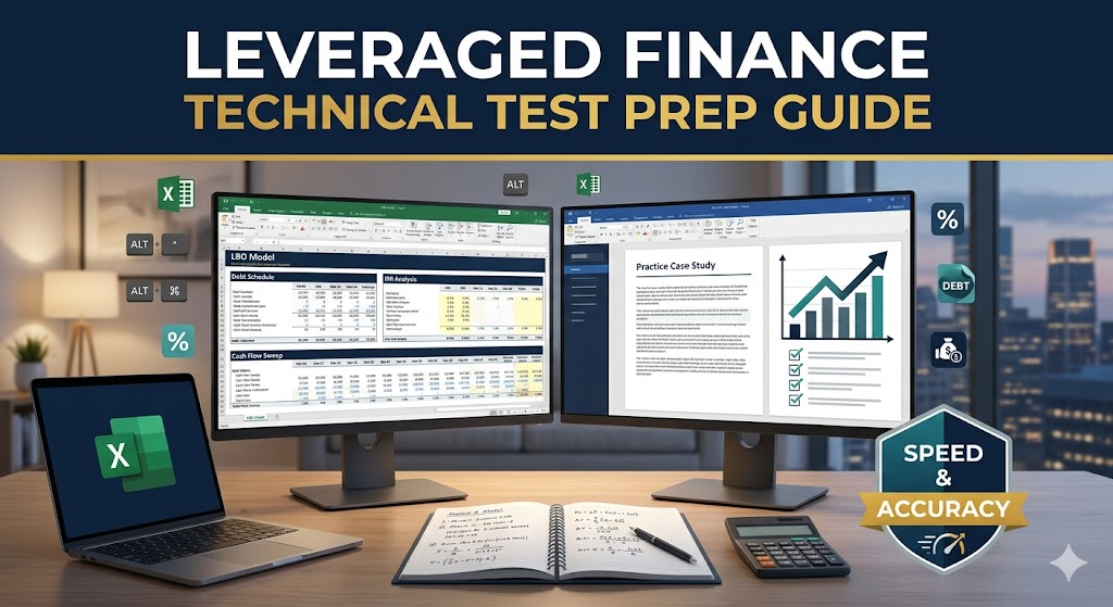 Leveraged Finance Interview Technical Practical Test Banner