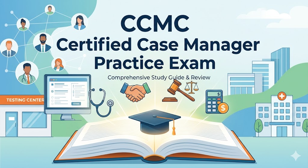 Commission for Case Manager Certification (CCMC) Practice Exam Banner