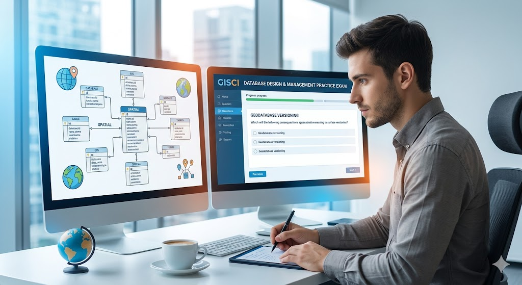 GISCI Database Design & Management Practice Exam Banner