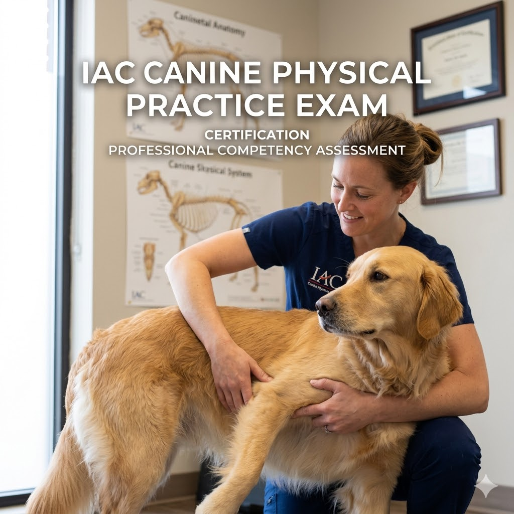 IAC Canine Physical Practice Exam Banner