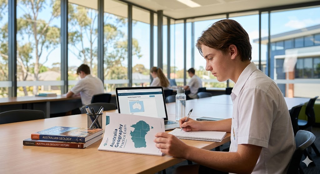 Australia Geography Practice Test Banner