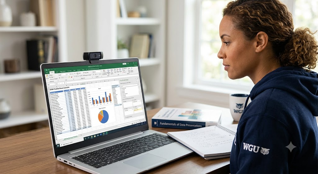Western Governors University (WGU) BUS2250 D388 Fundamentals of Spreadsheets and Data Presentations Practice Exam Banner