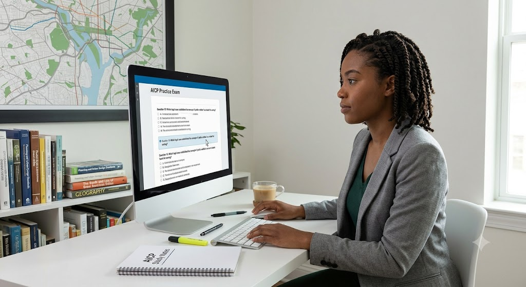 American Institute of Certified Planners (AICP) Practice Exam Banner
