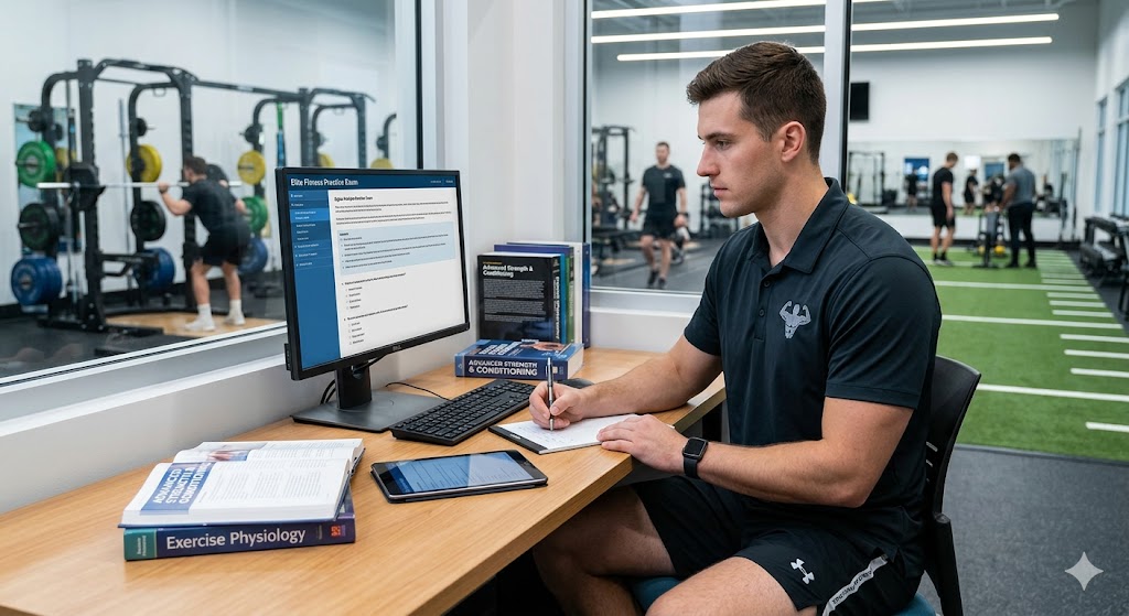 Elite Fitness Practice Exam Banner