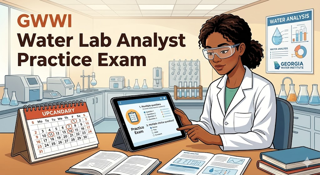 GWWI Water Lab Analyst Practice Exam Banner