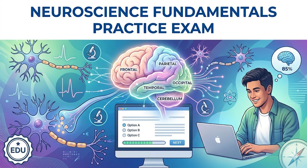 Neuroscience Fundamentals Practice Exam Banner