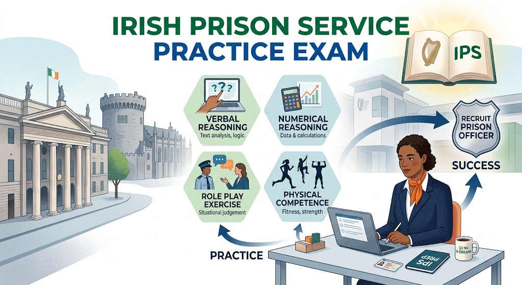 Prison Service Practice Test & Exam Prep | Ireland Banner