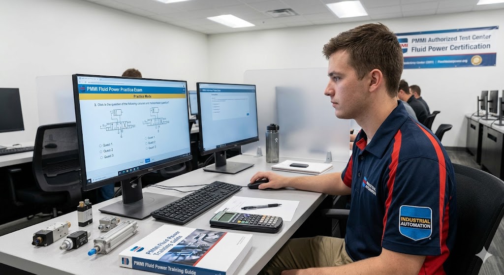 PMMI Fluid Power Practice Test Banner