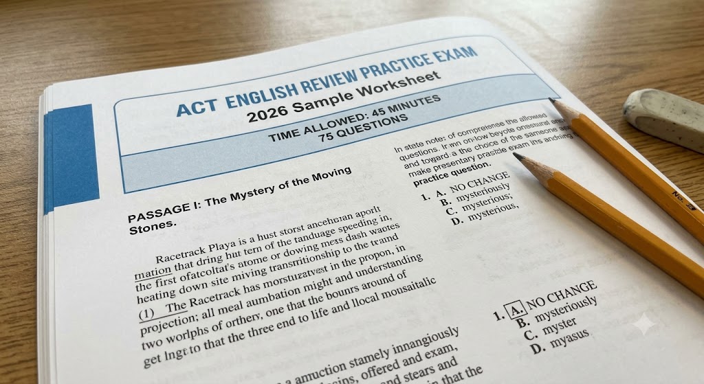 ACT English Practice Test Review Question Answers 2022 [PDF Free] Banner