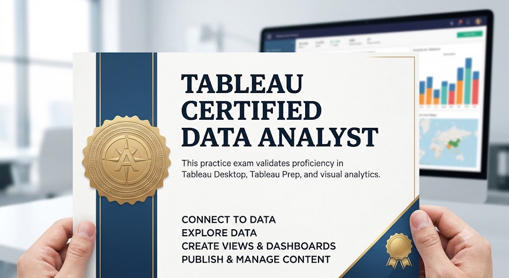 Tableau Data Analyst Certification Practice Test Banner