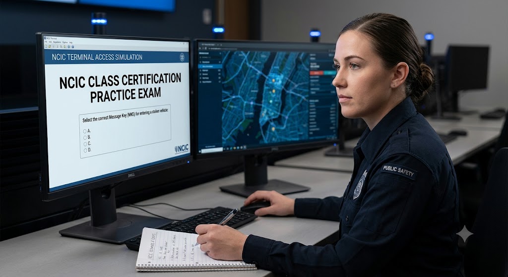 NCIC Class Practice Test Banner