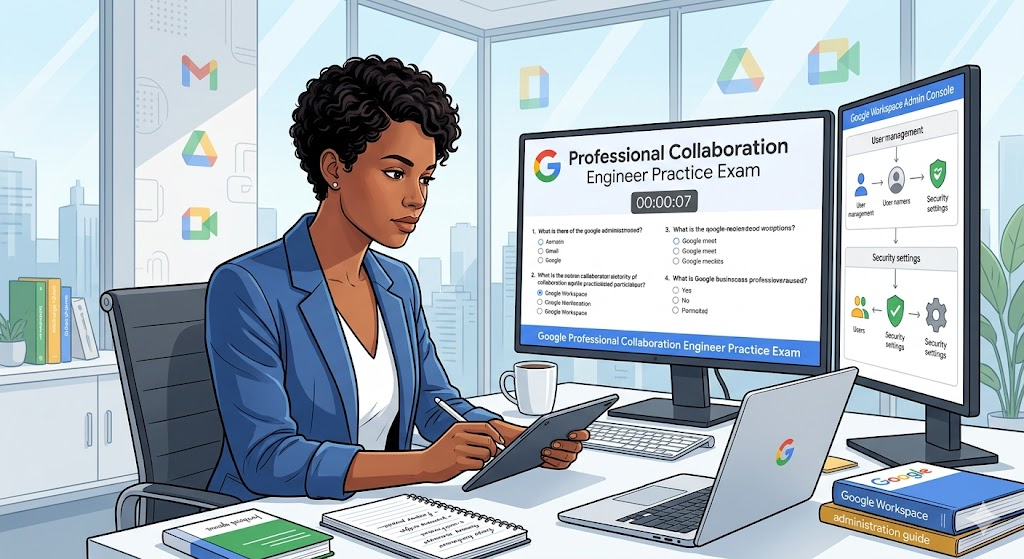 G Professional Collaboration Engineer Practice Exam Banner