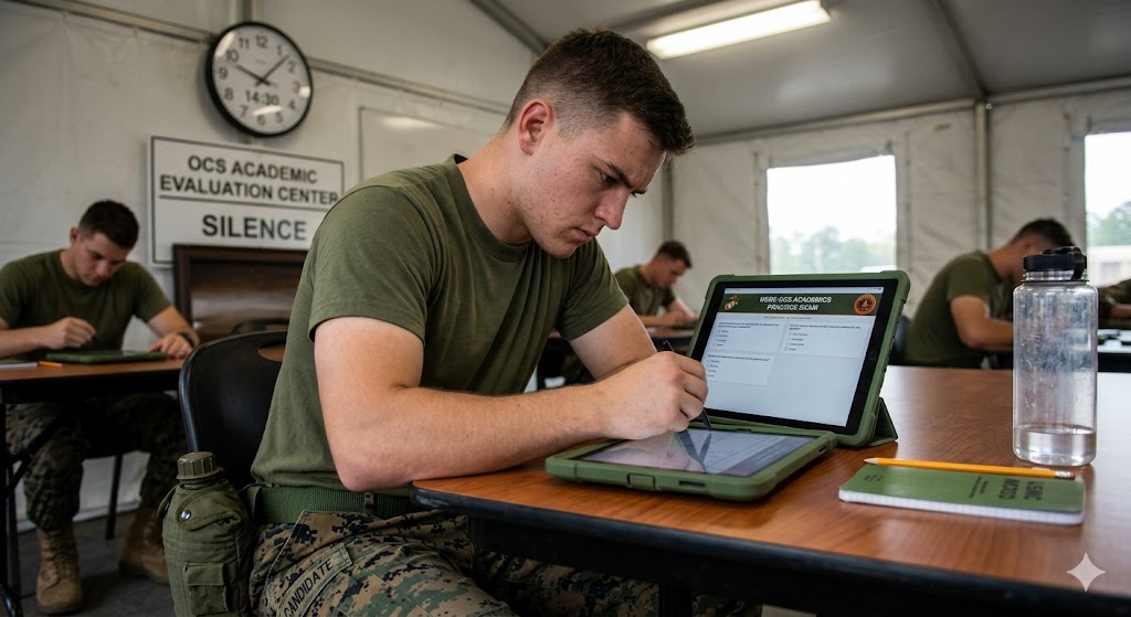 Marine Corps Academics Officer Candidates School (OCS) Practice Test Banner
