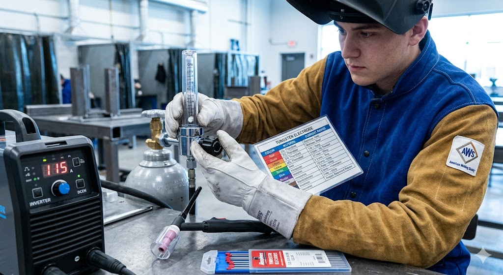 Gas Tungsten Arc Welding (GTAW) Setup Practice Test Banner