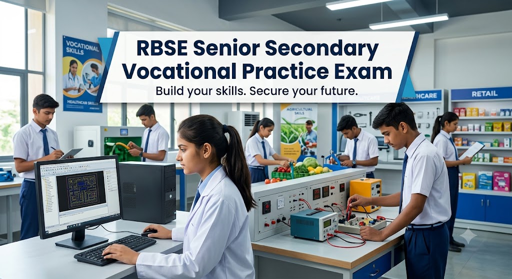 RBSE Senior Secondary Vocational Exam Prep | India Banner