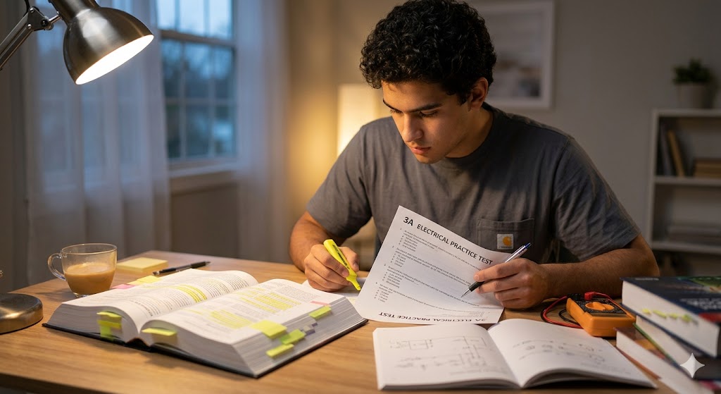 3A Electrical Practice Test & Study Guide Banner