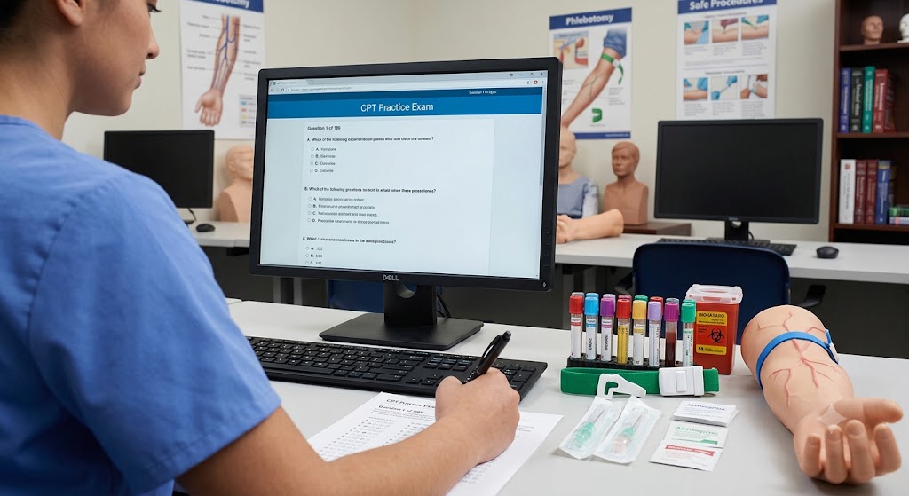 Phlebotomy CPT Practice Test Chapter 3 Banner