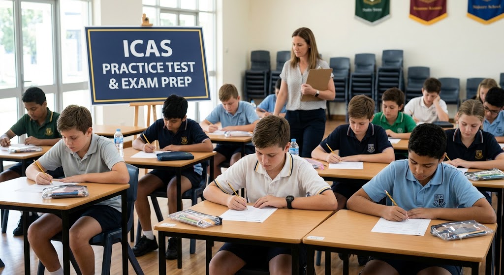 Icas Practice Test & Exam Prep Banner