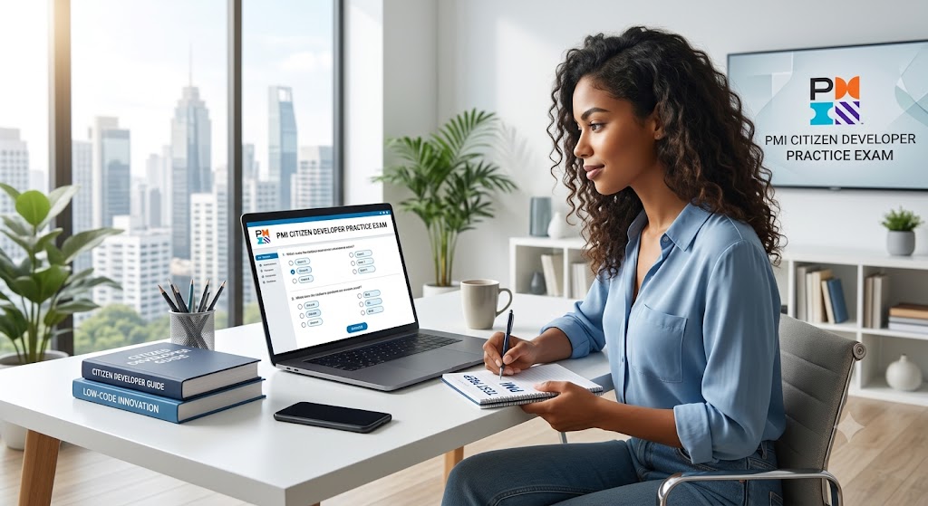 PMI Citizen Developer Practice Test & Exam Prep Banner