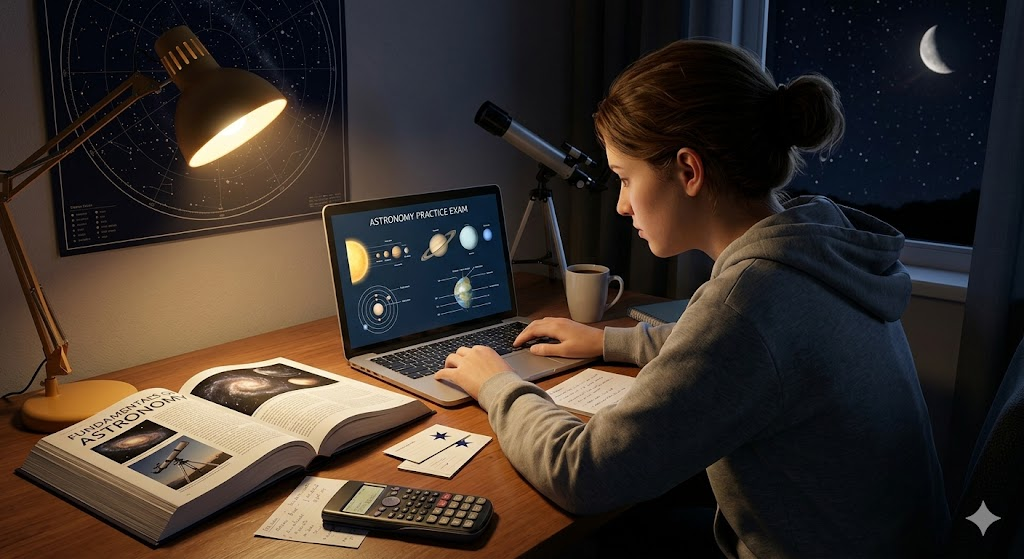 Astronomy Practice Exam Banner