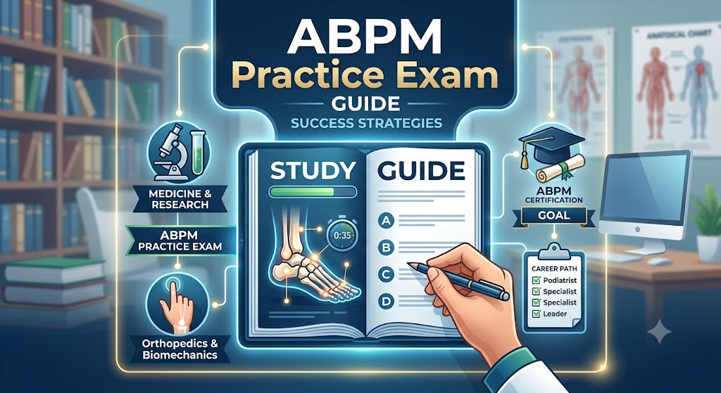 American Board of Podiatric Medicine (ABPM) Practice Exam Banner